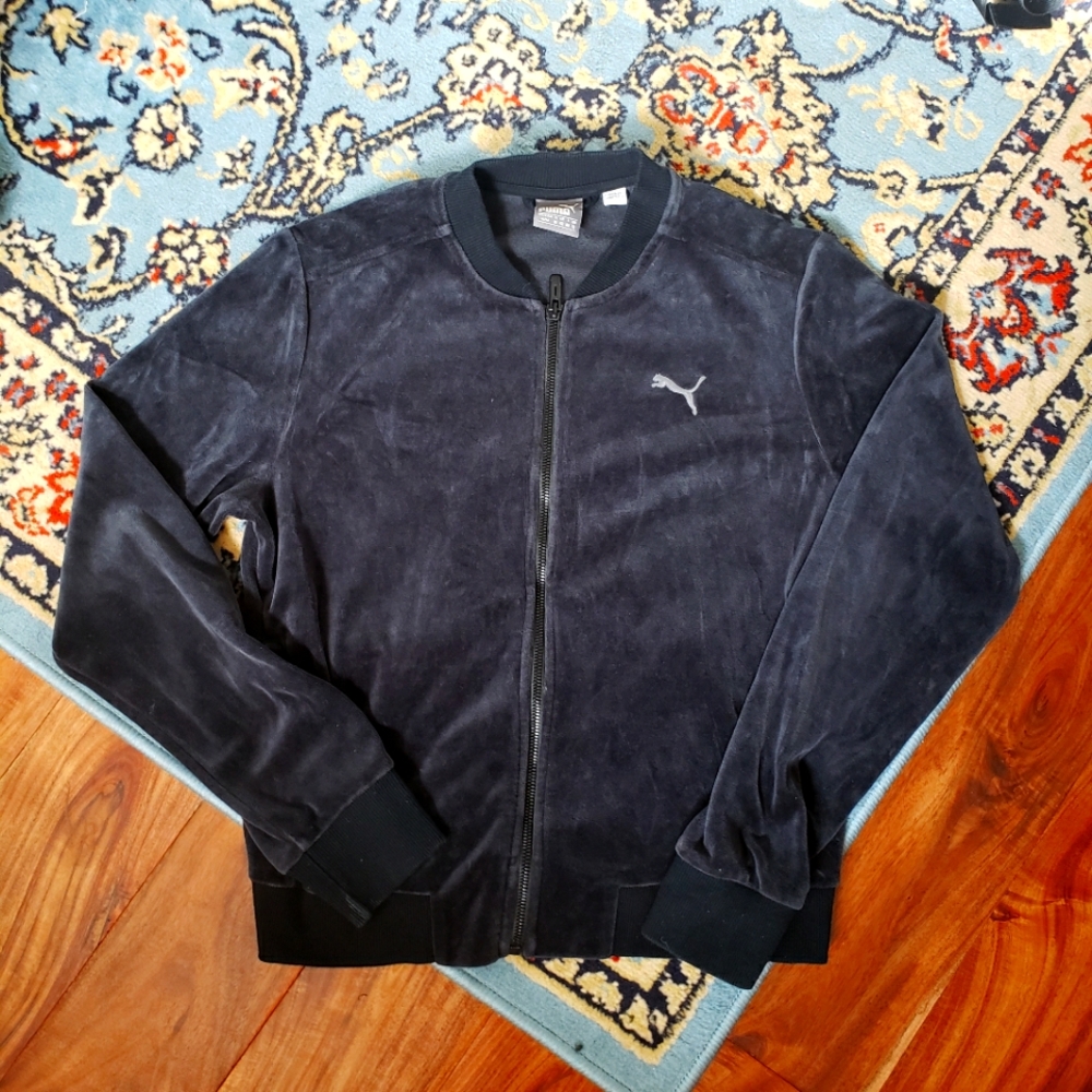 PUMA velvet tracksuit jacket